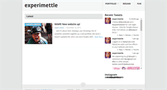 Desktop Screenshot of experimettle.com